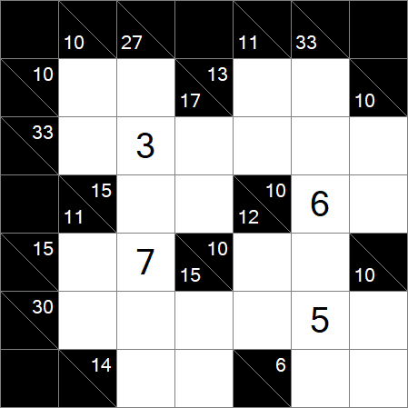 Kakuro - Medium