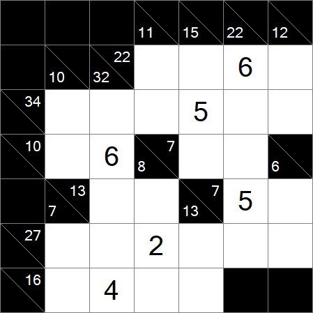 Kakuro - Medium
