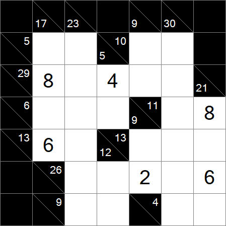 Kakuro - Medium