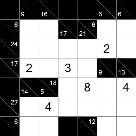 Kakuro - Medium