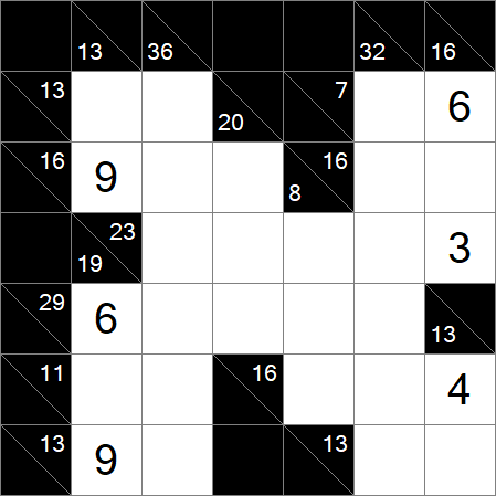 Kakuro - Medium