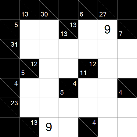 Kakuro - Medium