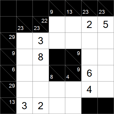 Kakuro - Medium