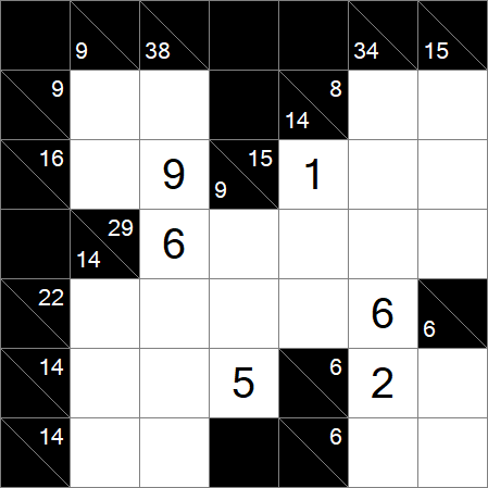 Kakuro - Medium