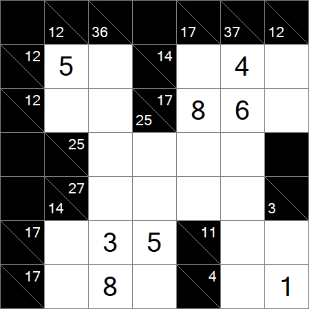 Kakuro - Medium