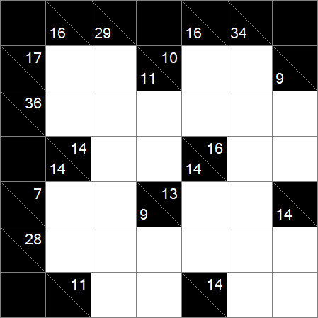 Kakuro - Medium