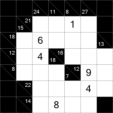 Kakuro - Medium