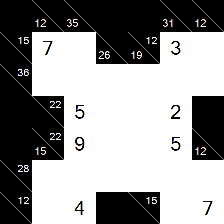 Kakuro - Medium