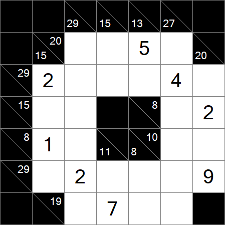 Kakuro - Medium