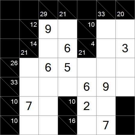 Kakuro - Medium