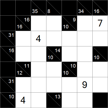Kakuro - Medium