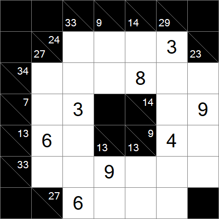 Kakuro - Medium