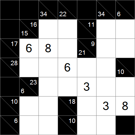Kakuro - Medium