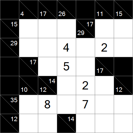 Kakuro - Medium