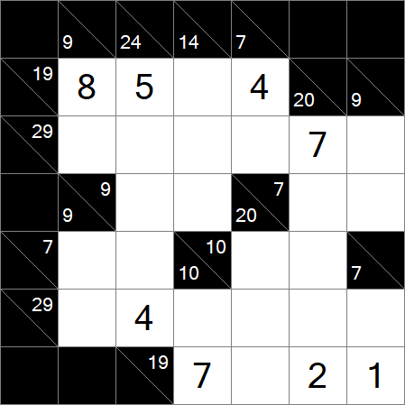 Kakuro - Medium