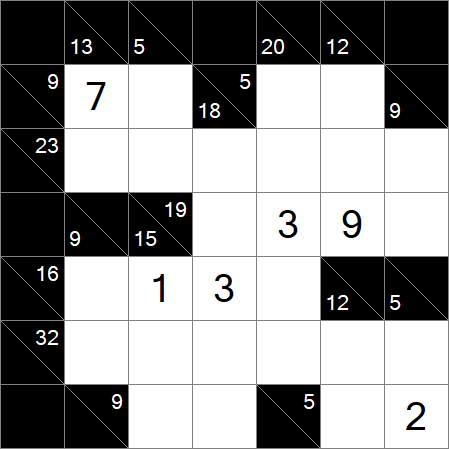 Kakuro - Medium