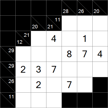Kakuro - Medium