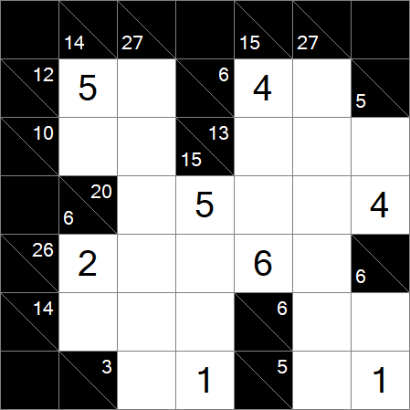 Kakuro - Medium