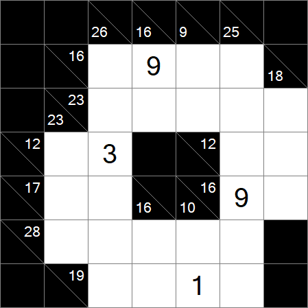 Kakuro - Medium