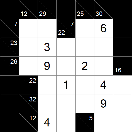 Kakuro - Medium
