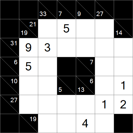 Kakuro - Medium