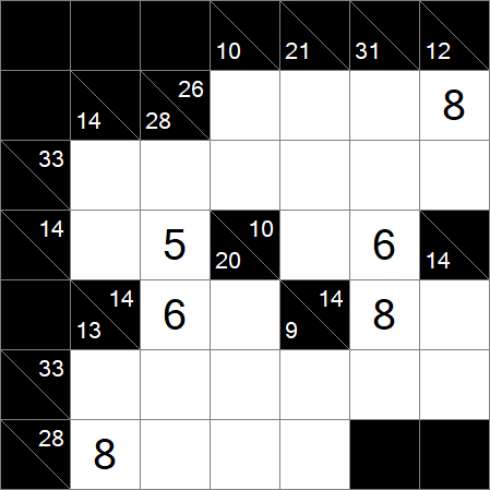 Kakuro - Medium