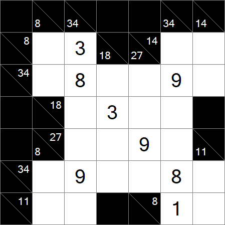 Kakuro - Medium