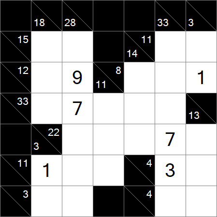 Kakuro - Medium
