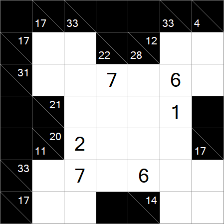 Kakuro - Medium