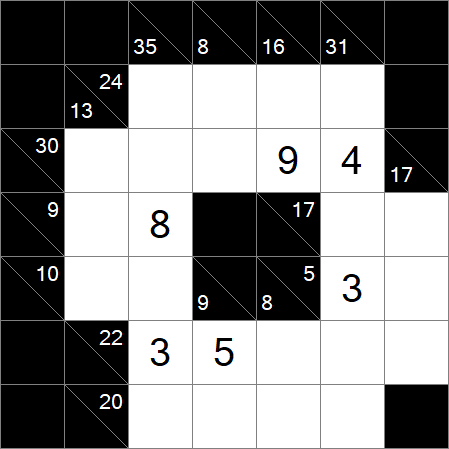 Kakuro - Medium