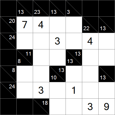 Kakuro - Medium