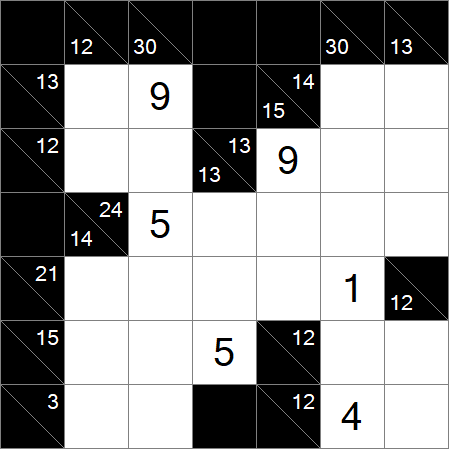Kakuro - Medium