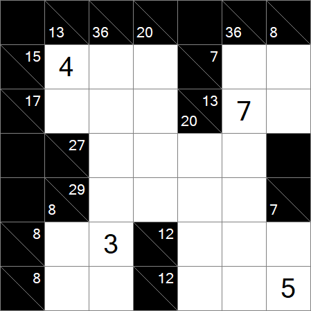 Kakuro - Medium