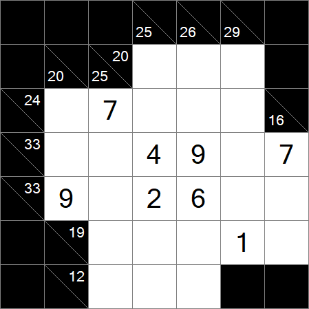 Kakuro - Medium