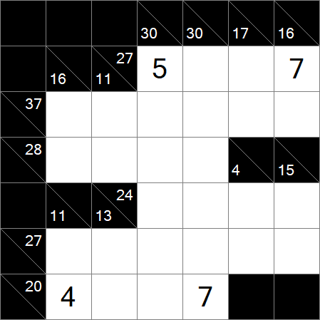 Kakuro - Medium