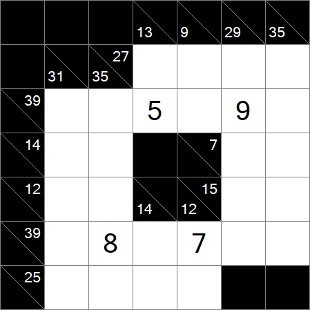 Kakuro - Medium
