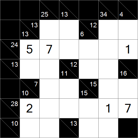 Kakuro - Medium