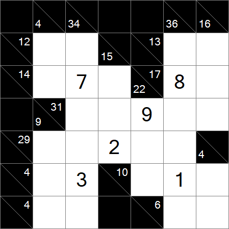 Kakuro - Medium