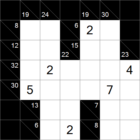 Kakuro - Medium