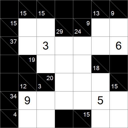 Kakuro - Medium