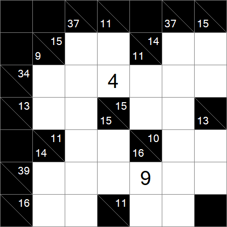 Kakuro - Medium