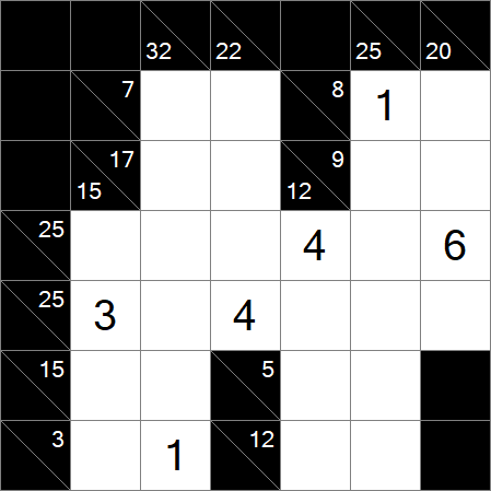Kakuro - Medium