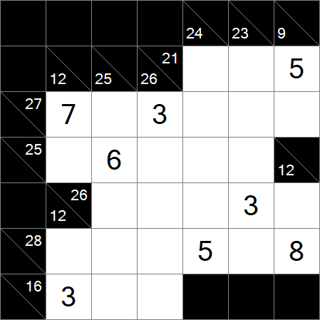 Kakuro - Medium