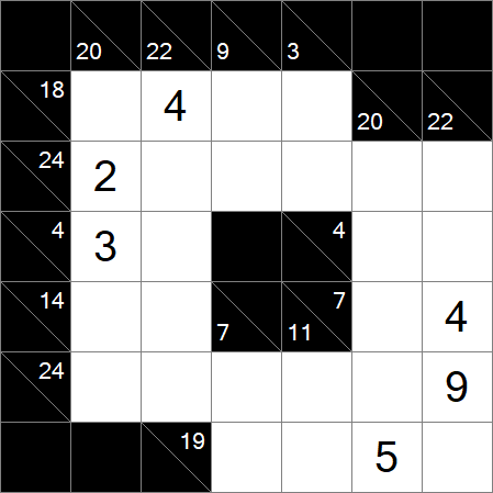 Kakuro - Medium