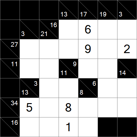 Kakuro - Medium
