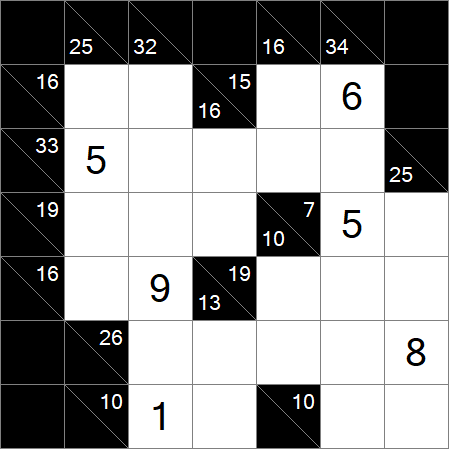 Kakuro - Medium