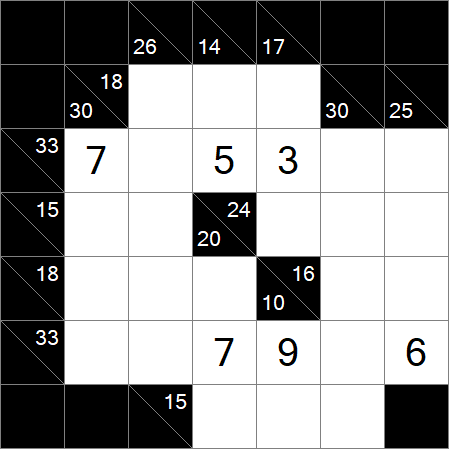 Kakuro - Medium