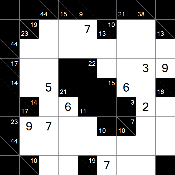 Kakuro - Difficile