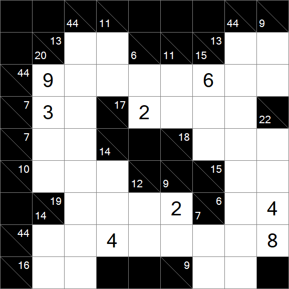 Kakuro - Difficile