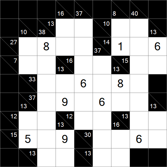 Kakuro - Difficile
